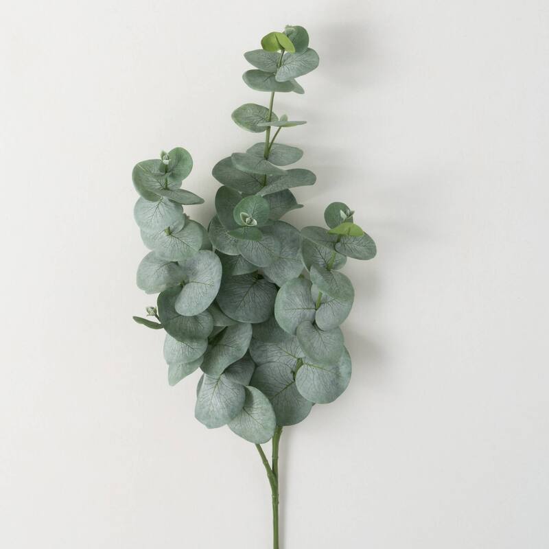 Sullivans 33" Artificial Silver Dollar Eucalyptus Spray On Sale Bed